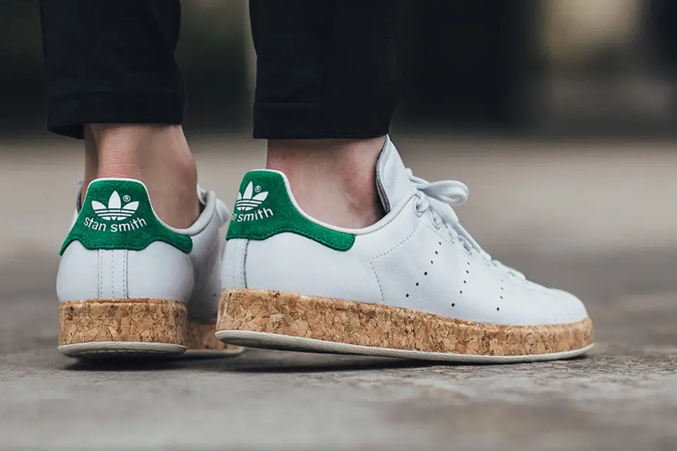 Adidas Stan Smith avec une semelle en liège