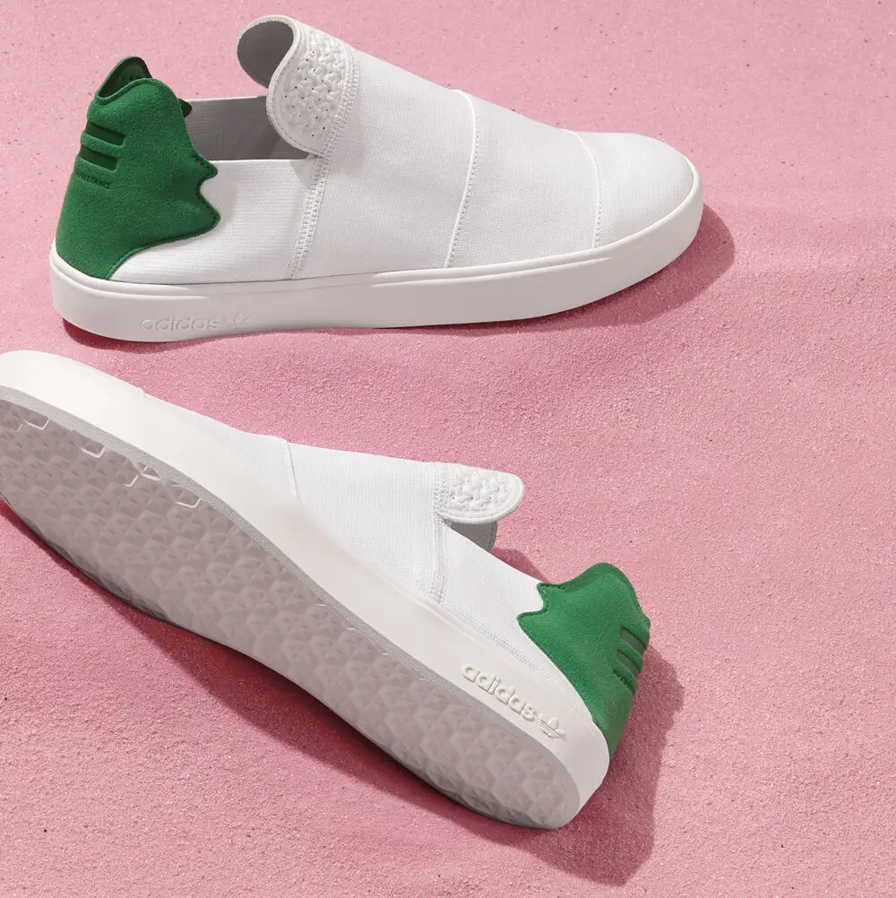 adidas Originals Elastic Slip On Pink Beach by Pharrell