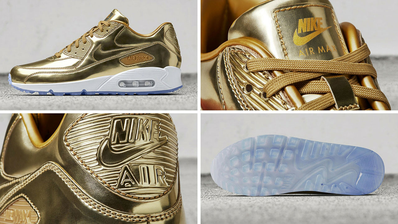 nike air max 90 gold unlimited glory pack jo 2016