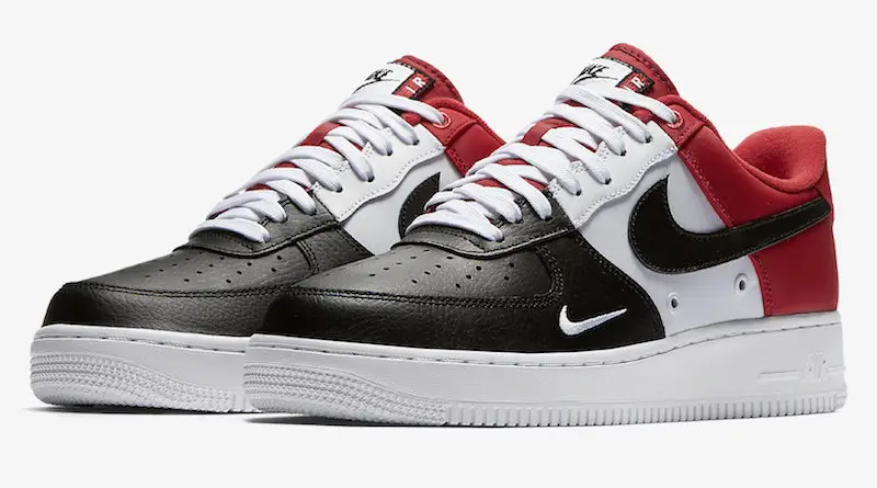 Nike Air Force 1 Mini Swoosh Black Toe