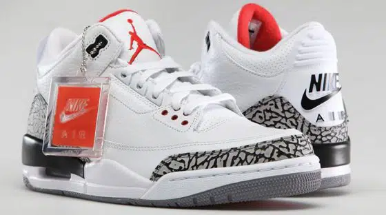 Nike Air Jordan 3 White/Cement Grey