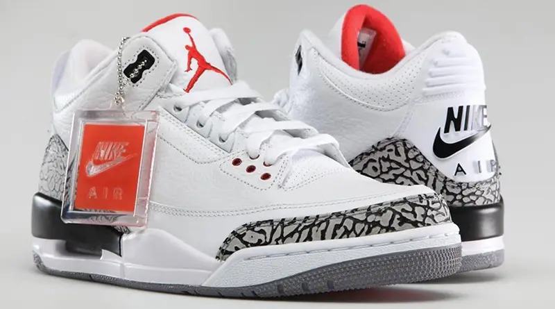 Nike Air Jordan 3 White/Cement Grey