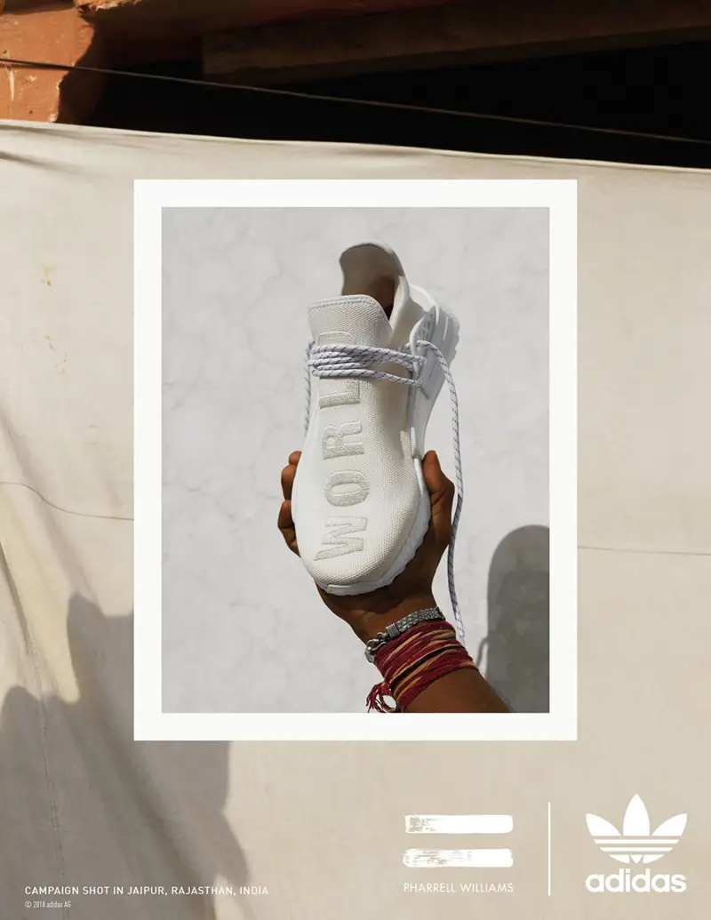 Pharrel x adidas NMD Hu Holi Blank Canvas