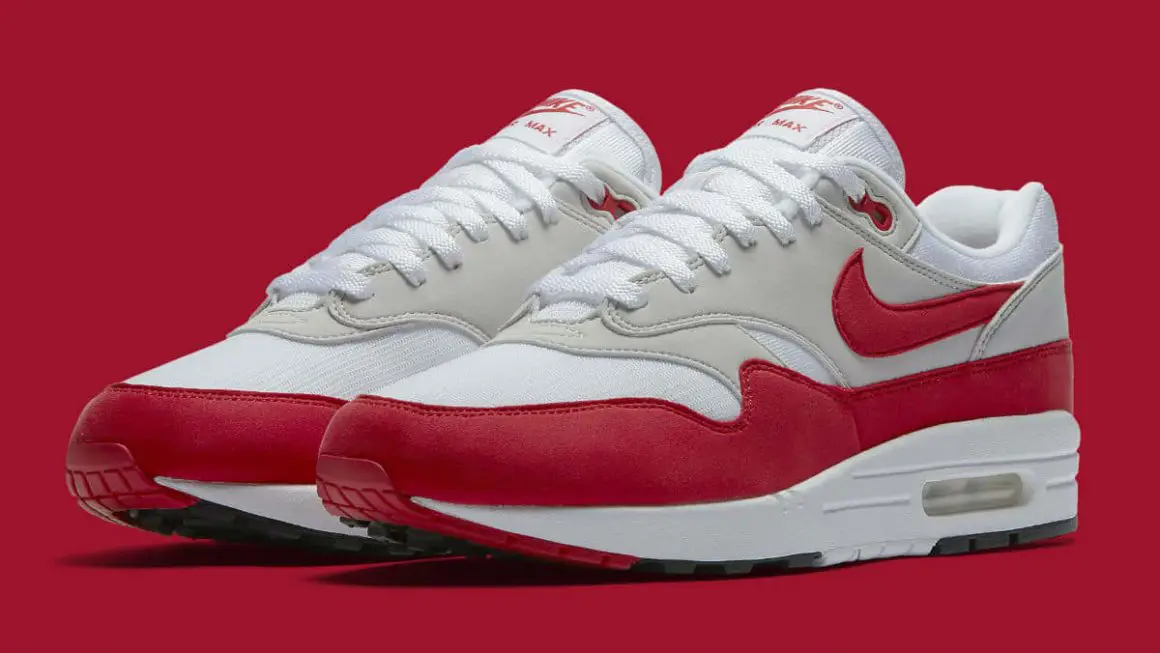 Nike Air Max 1 "Anniversary" White/University Red