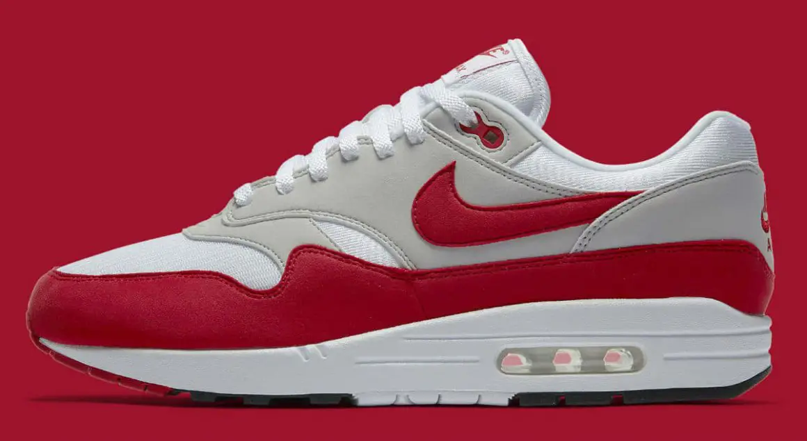 Nike Air Max 1 "Anniversary" White/University Red