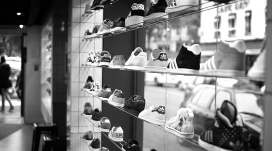 Magasin de sneakers à Paris