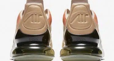 Nike Air Max 270 beige, marron et vert olive