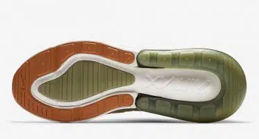 Nike Air Max 270 beige, marron et vert olive