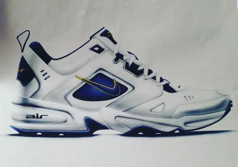 Nike Air Monarch II - Sketch by Jason Mayden