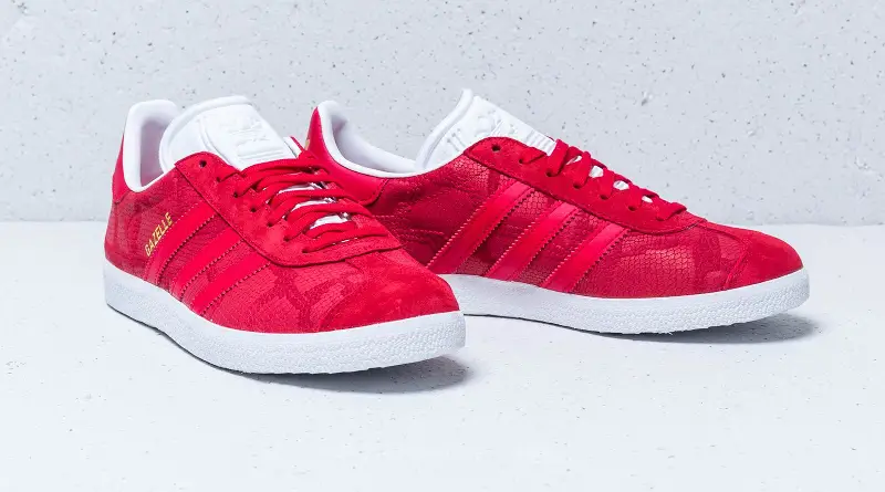 adidas Gazelle ‘’Snakeskin’’ rouge