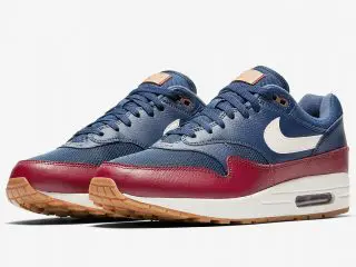 Nike Air Max 1 Premium Navy/Deep Red