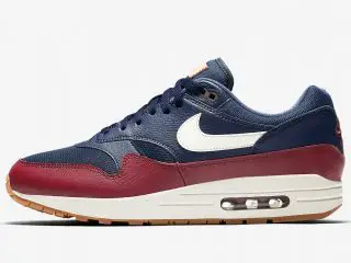 Nike Air Max 1 Premium Navy/Deep Red