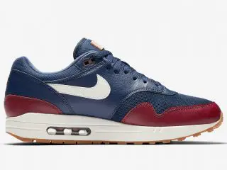 Nike Air Max 1 Premium Navy/Deep Red