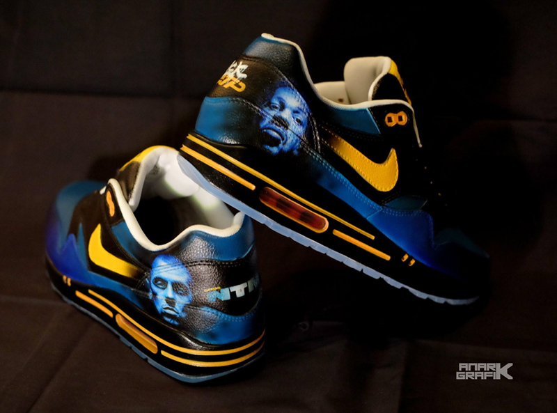 Nike Air Max 1 custom "NTM" by Anark Graphik