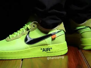 Off-White x Nike Air Force 1 ‘’Volt’’