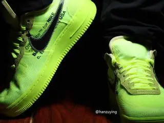 Off-White x Nike Air Force 1 ‘’Volt’’