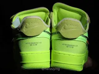 Off-White x Nike Air Force 1 ‘’Volt’’