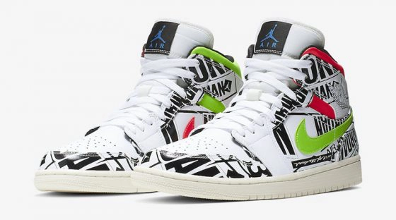 Air Jordan 1 Mid ‘’Overbranded’’