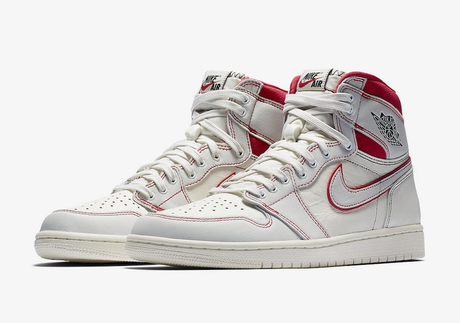 Air Jordan 1 Retro High OG ‘’Sail/Black-Phantom-University Red’’