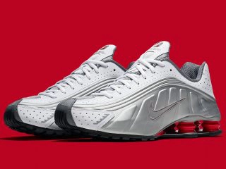 Nike Shox R4 OG ‘’White/Metallic Silver/Comet Red’’