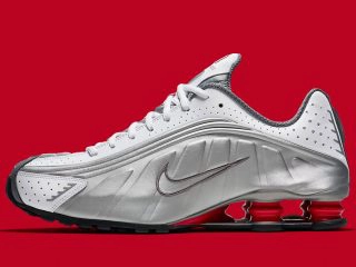 Nike Shox R4 OG ‘’White/Metallic Silver/Comet Red’’