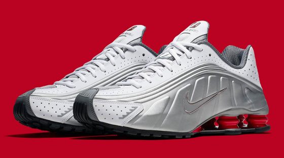 Nike Shox R4 OG ‘’White/Metallic Silver/Comet Red’’