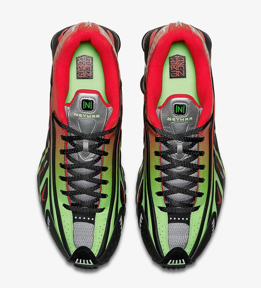 Neymar x Nike Shox R4 ‘’Black/Challenge Red’’