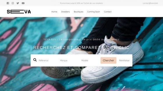 SEVA - Comparateur de prix de sneakers