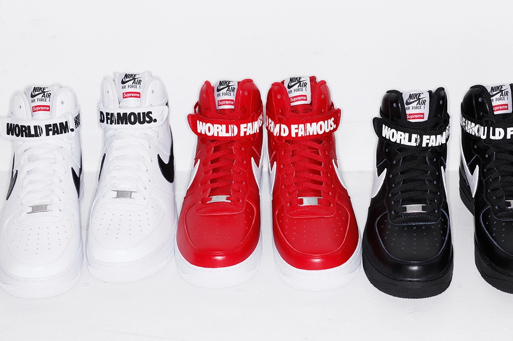 SUPREME x Nike Air Force 1 High ‘’World Famous’’