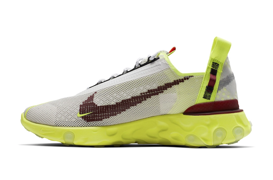 Pure Platinum/Team Red-Volt Glow