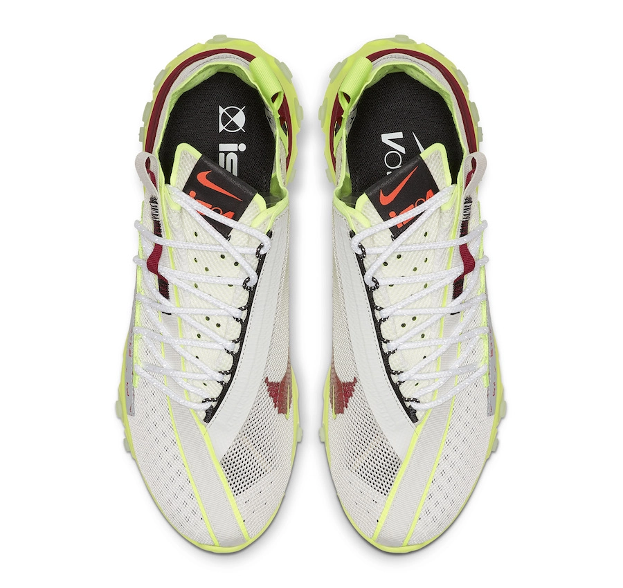 Pure Platinum/Team Red-Volt Glow