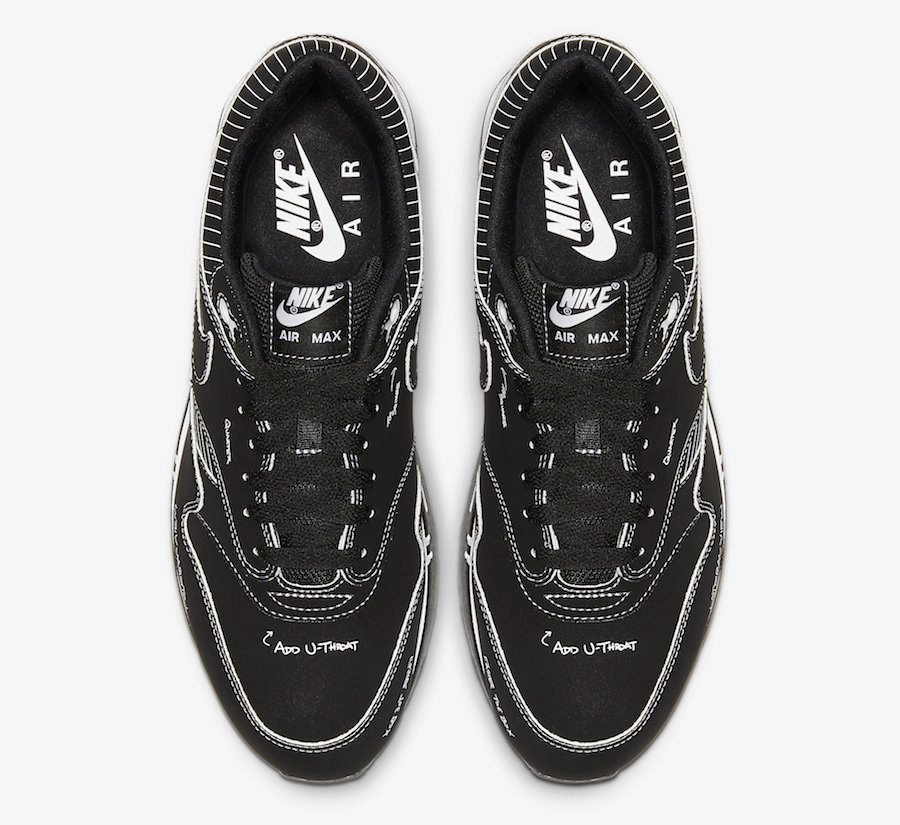 Nike Air Max 1 Tinker ‘’Schematic’’ Black