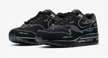 NikeAir Max 1 Tinker ‘’Schematic’’ Black