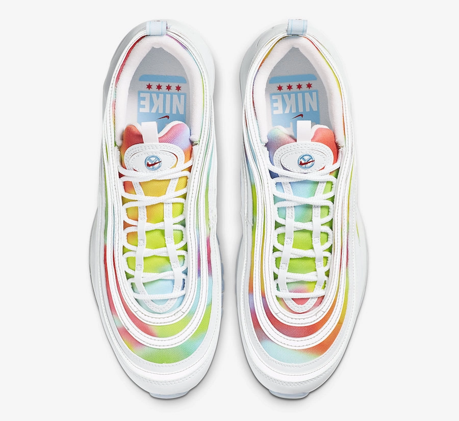 Nike Air Max 97 ‘’Tie-Dye’’ - White ‘’Chicago’’