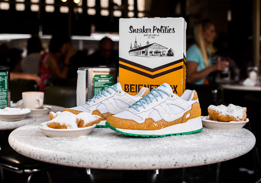 Sneaker Politics x Café du Monde x Saucony Shadow 5000