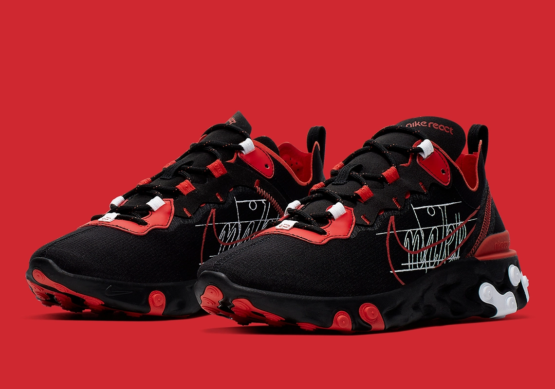 Nike React Element 55 ‘’Script Swoosh’’
