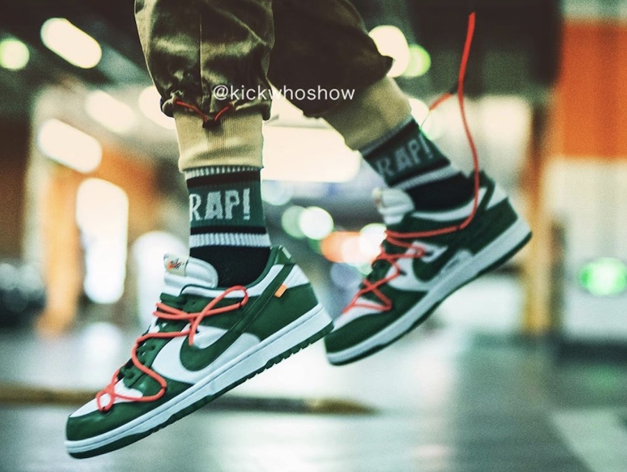 Off-White x Nike Dunk Low ‘’Pine Green’’