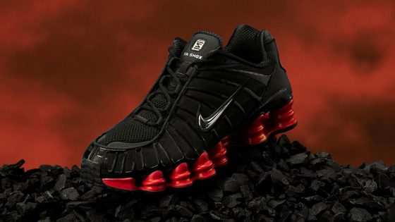 Skepta x Nike Shox TL ‘’Black/Red’’
