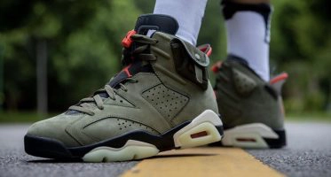 Travis ScottAir Jordan 6 ‘’Cactus Jack’’ - Medium Olive