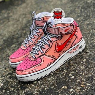 air force 1 avec coeur