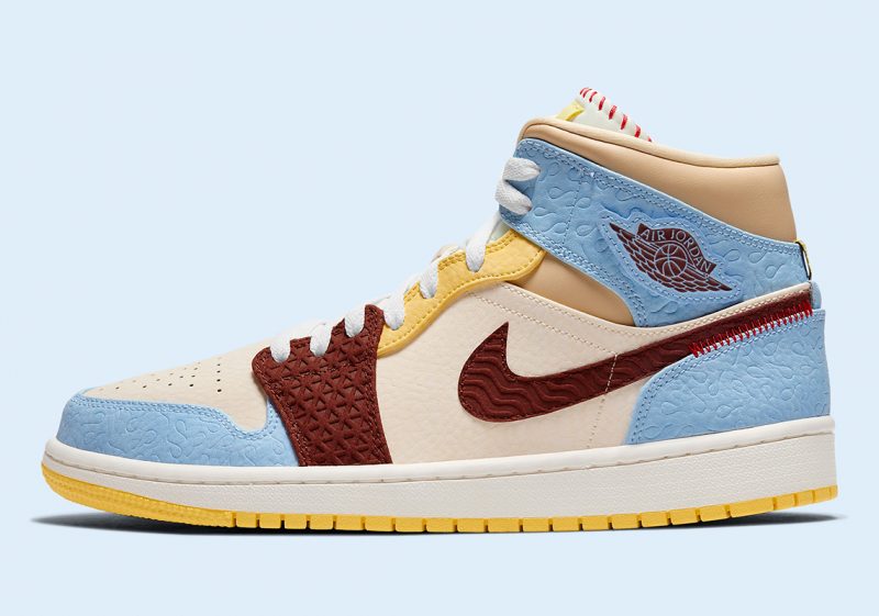 air jordan 1 mid fearless maison chateau rouge stockx