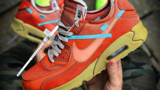 Off-White x Nike Air Max 90 ‘’University Red’’