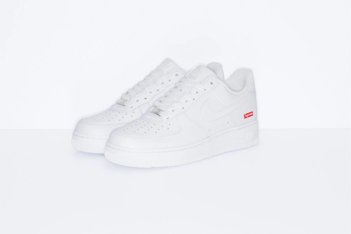 SUPREME x Nike Air Force 1 Low ‘’Box Logo’’ - White - CU9225-100