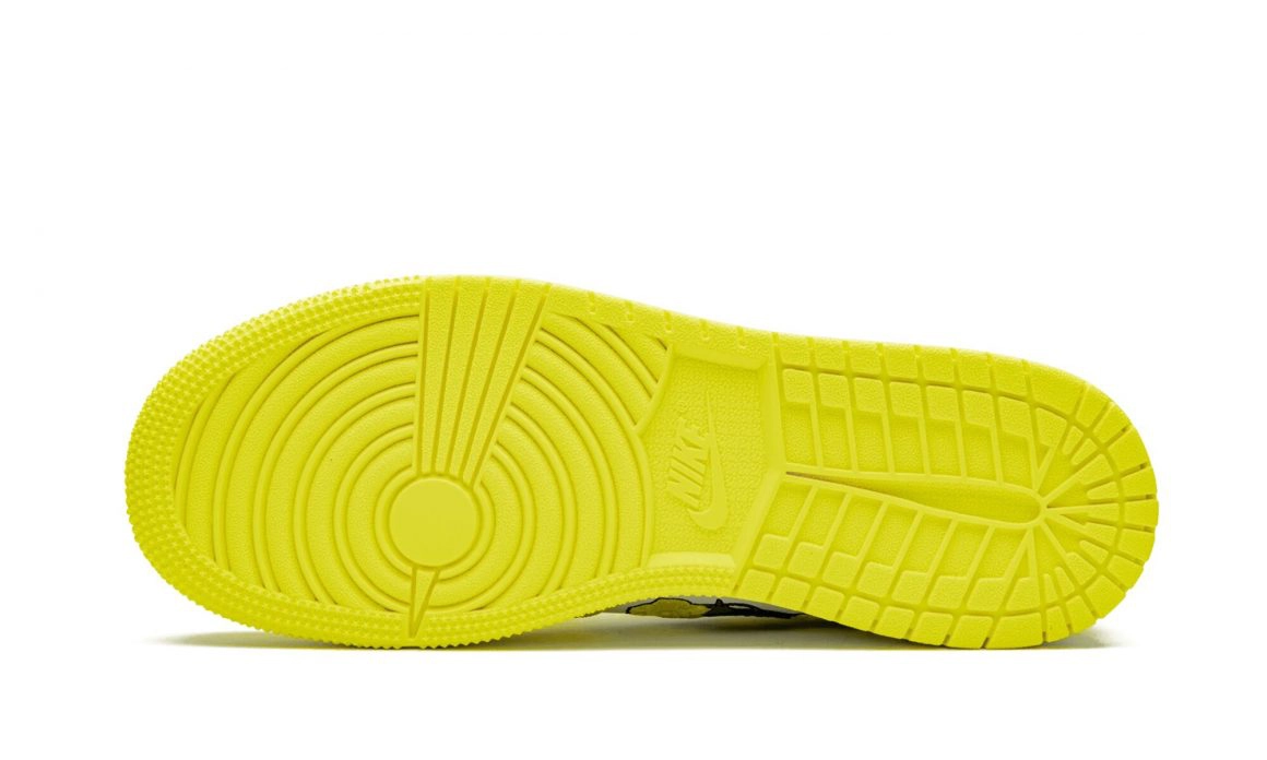 Air Jordan 1 Mid ''Dynamic Yellow''/''Floral'' - AV5174-700