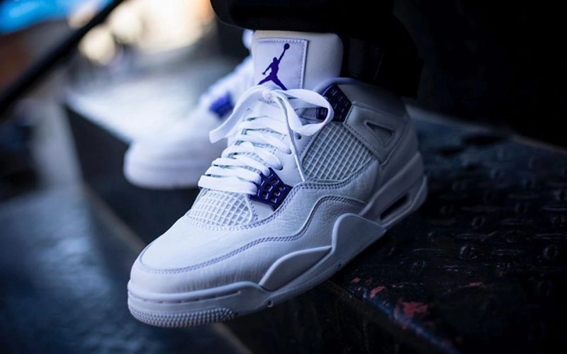 Air Jordan 4 ‘’Court Purple’’ - Metallic Pack - CT8527-115