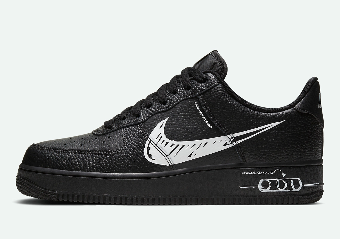 Nike Air Force 1 Low LV8 Utility ''Sketch'' - Black