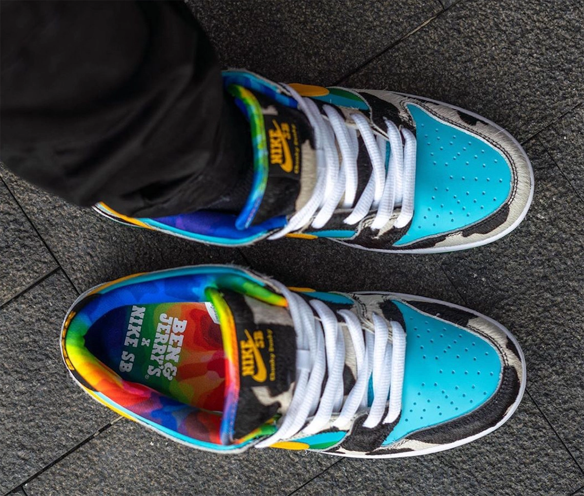 Ben & Jerry’s x Nike SB Dunk Low ‘’Chunky Dunky’’ - CU3244-100