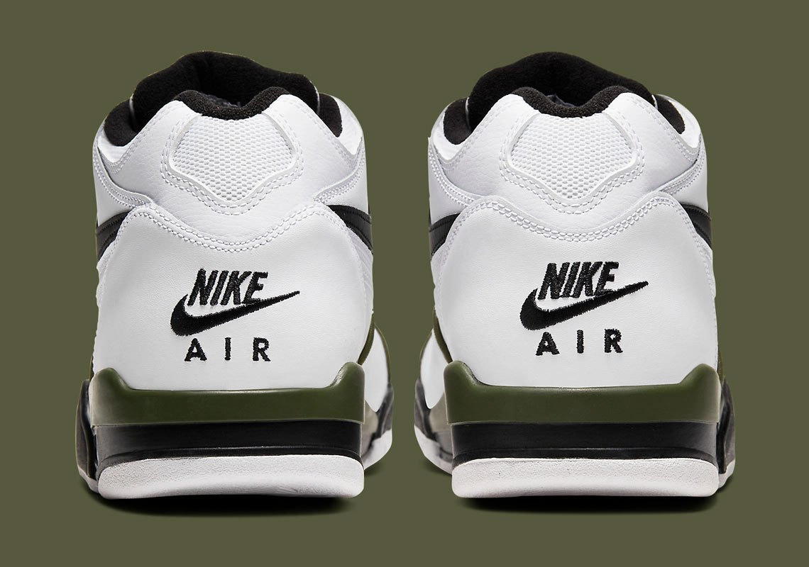 Nike Air Flight 89 - White/Medium Olive/Black - CJ5390-101