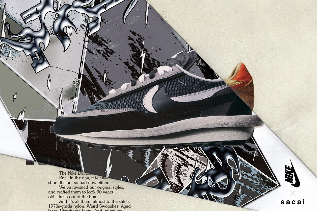 Sacai x Nike LD Waffle ‘’Black/White’’ - BV0073-001