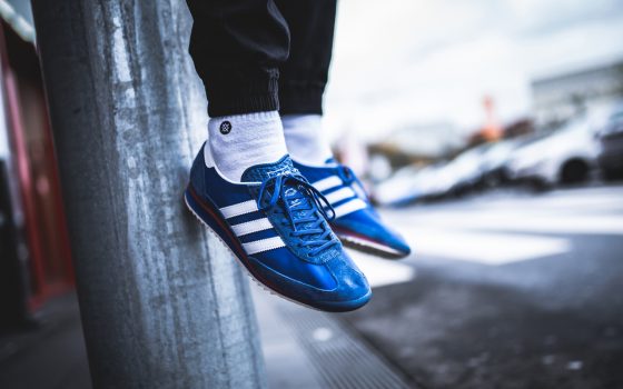 adidas Originals SL 72 ‘’Blue/Cloud White/Hi Res-Red’’ - EG6849